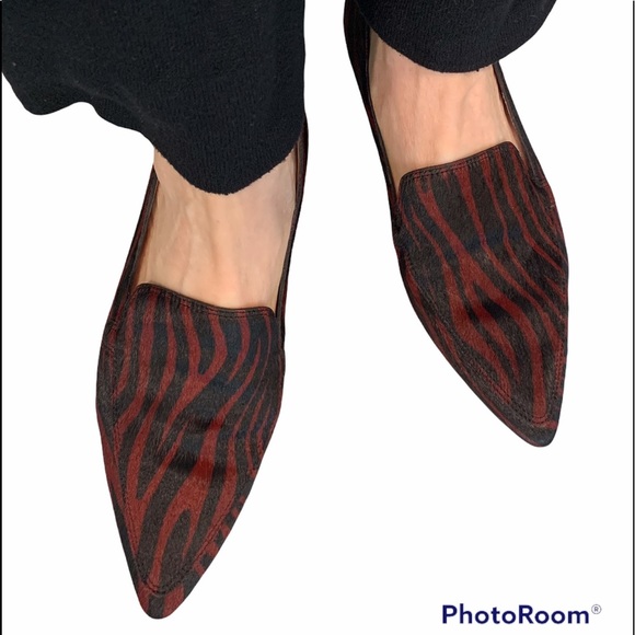 27 Edit by Naturalizer Cowhair Loafer, Sz 6 - Picture 2 of 10